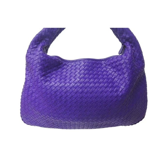 Bottega Veneta Handbags - Bottega Veneta One Hobo Shoulder Bag Intrecciato Purple Hobo